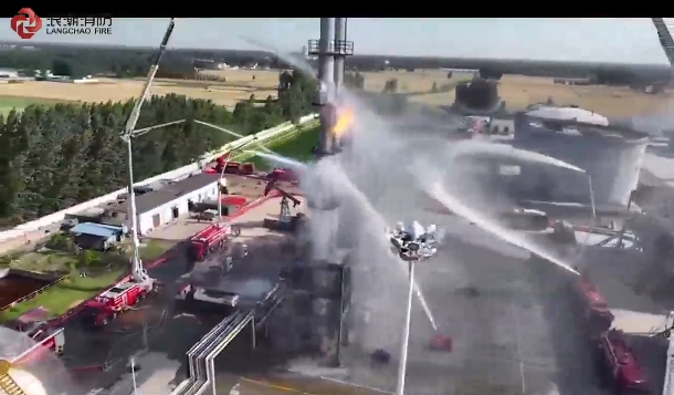 浪潮消防 F-500多功能泡沫滅火劑，經(jīng)全國層層遴選，不負(fù)眾望，順利完成國家 安全委員會(huì)“應(yīng)急使命·2025”演習(xí)！